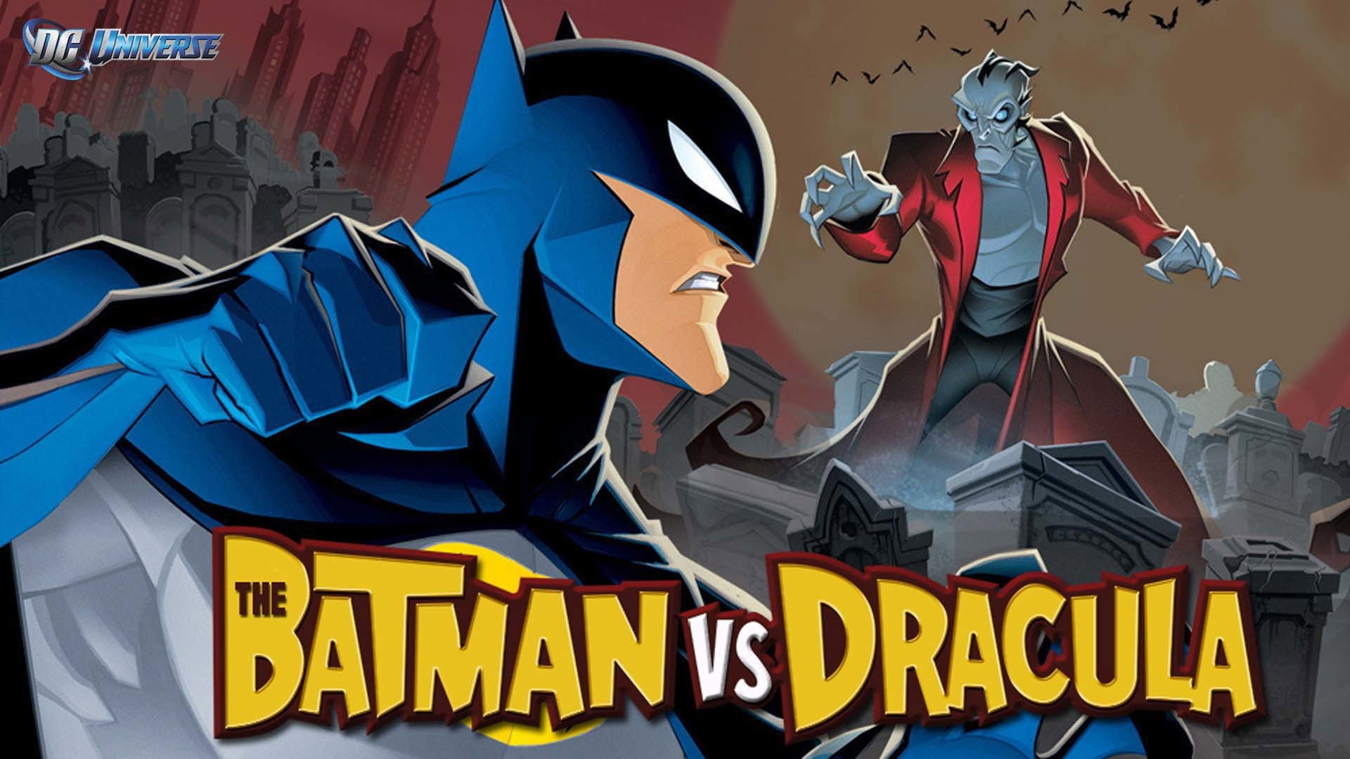 The Batman vs. Dracula scene photo