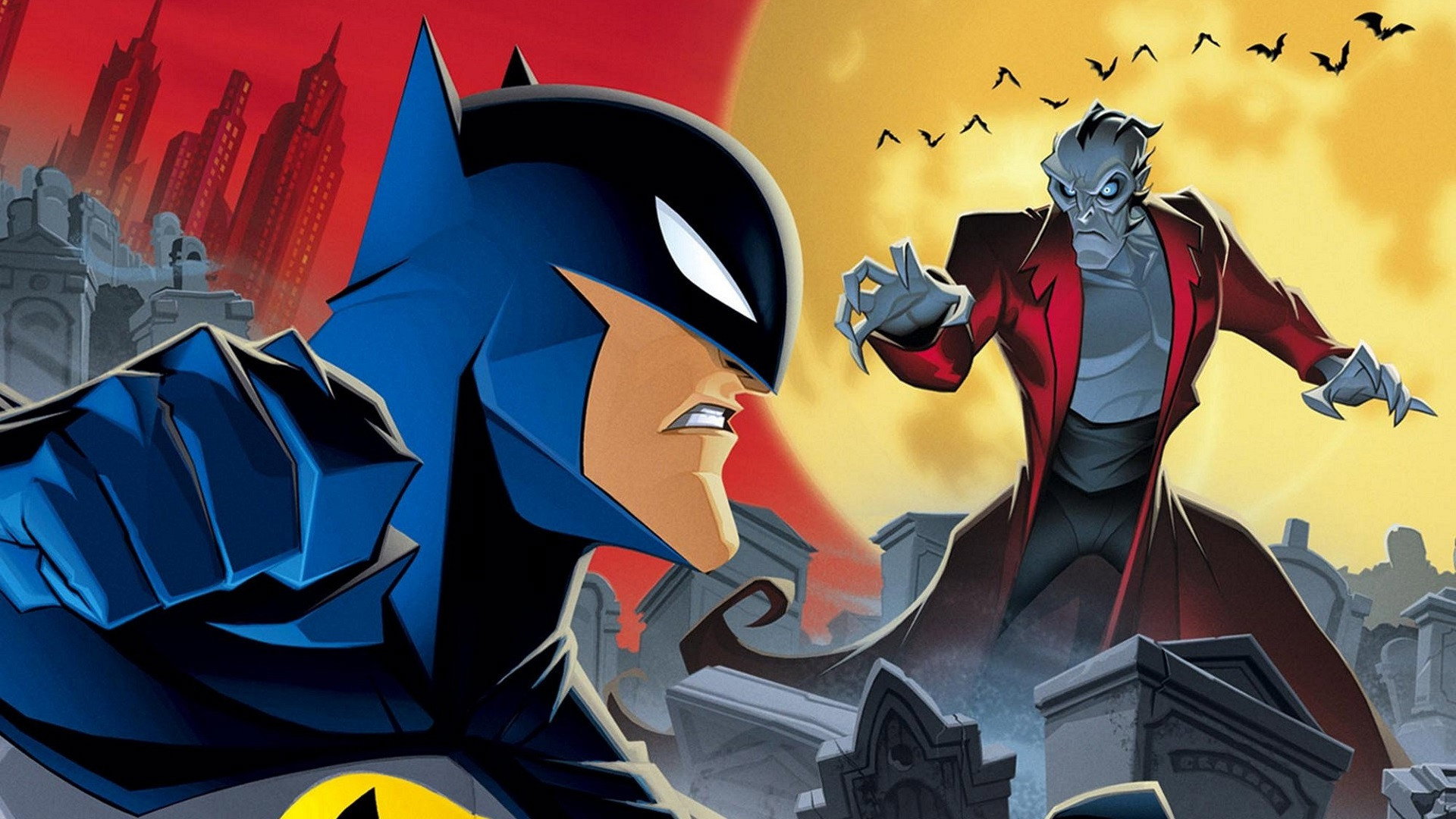 The Batman vs. Dracula scene photo