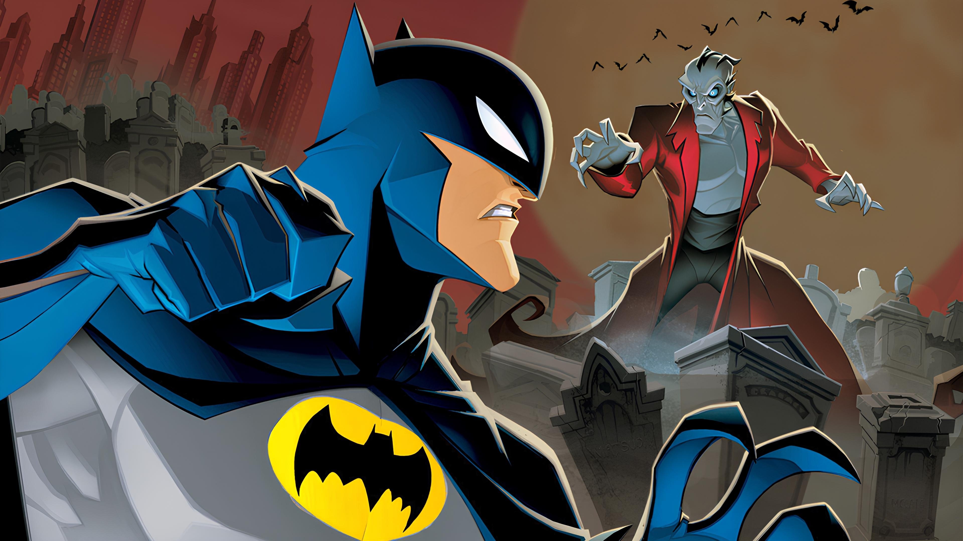 The Batman vs. Dracula scene photo