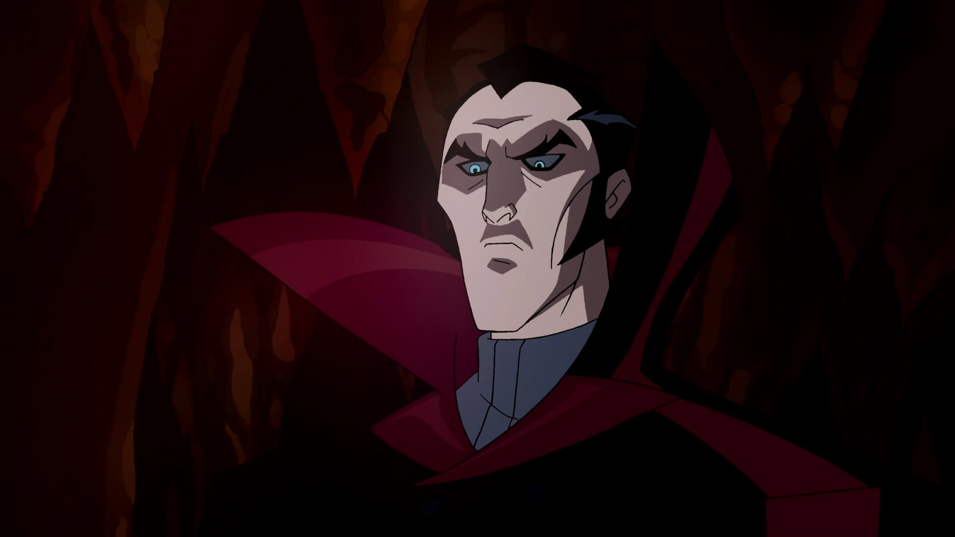 The Batman vs. Dracula scene photo