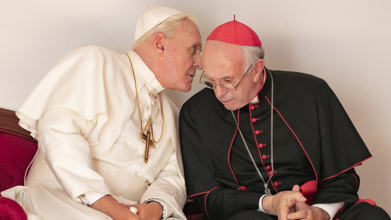 The Two Popes scene photo