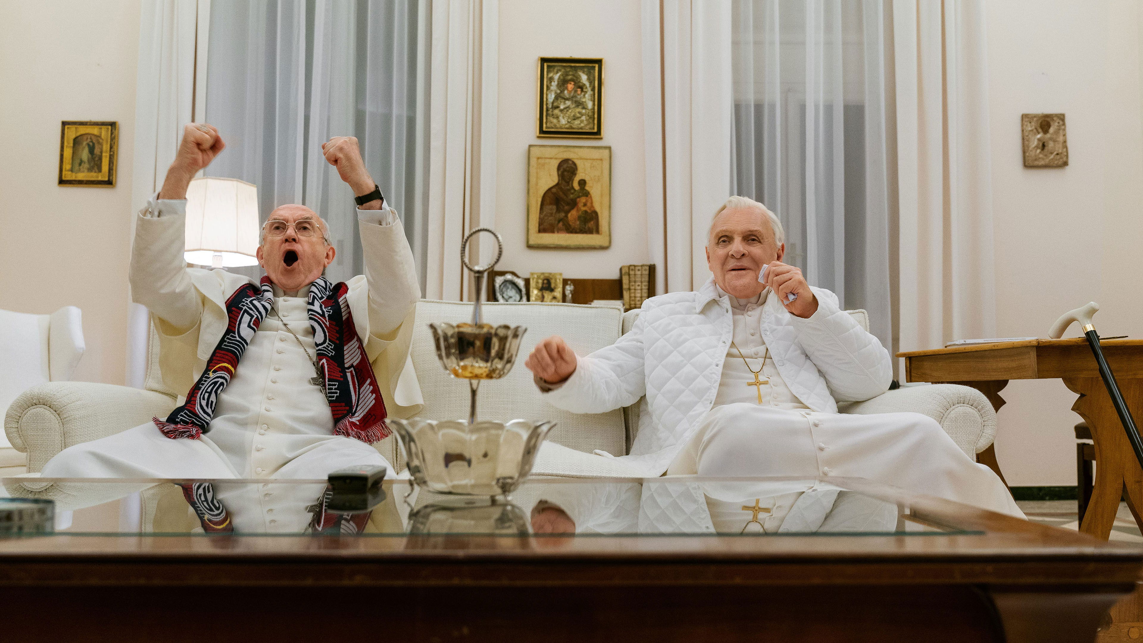 The Two Popes scene photo