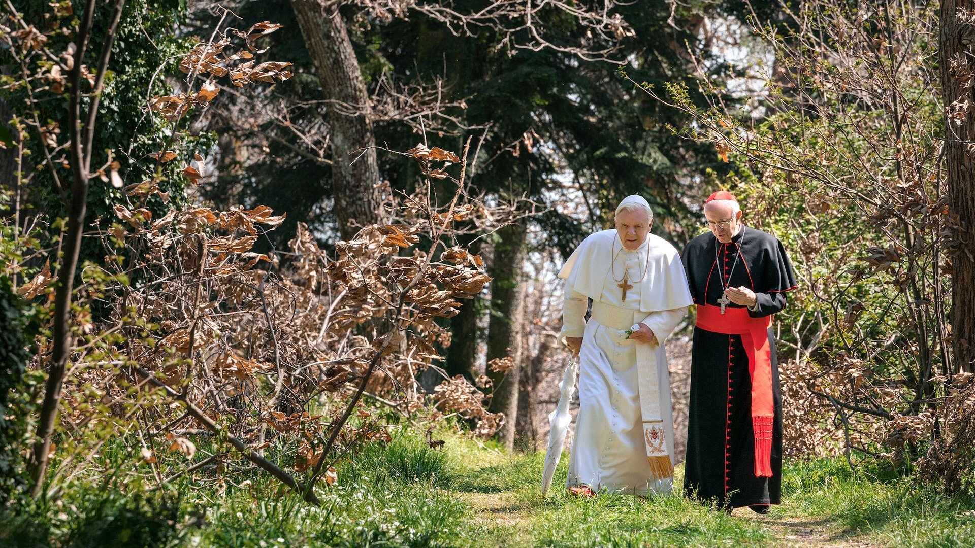 The Two Popes scene photo