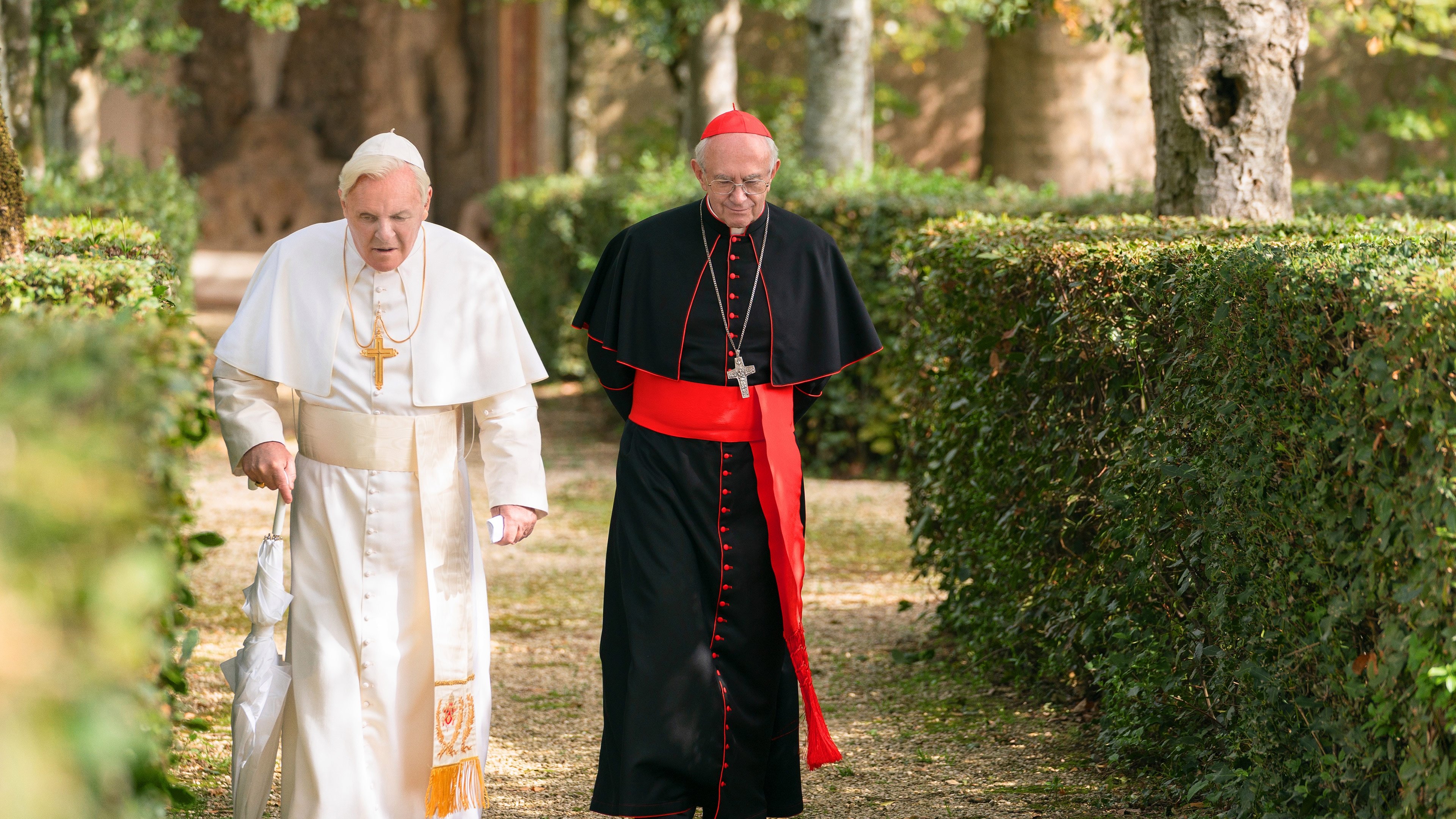 The Two Popes scene photo