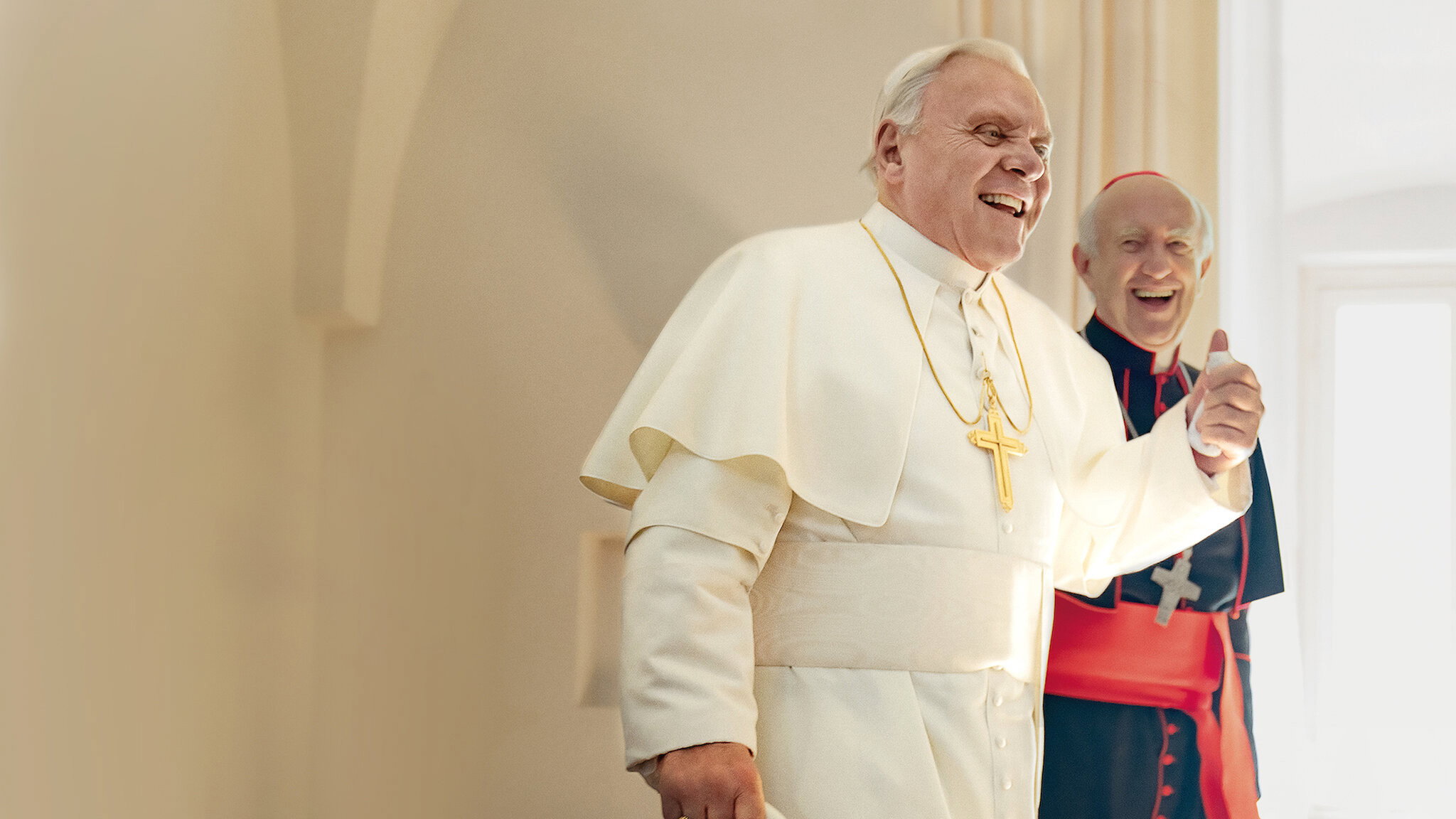The Two Popes scene photo