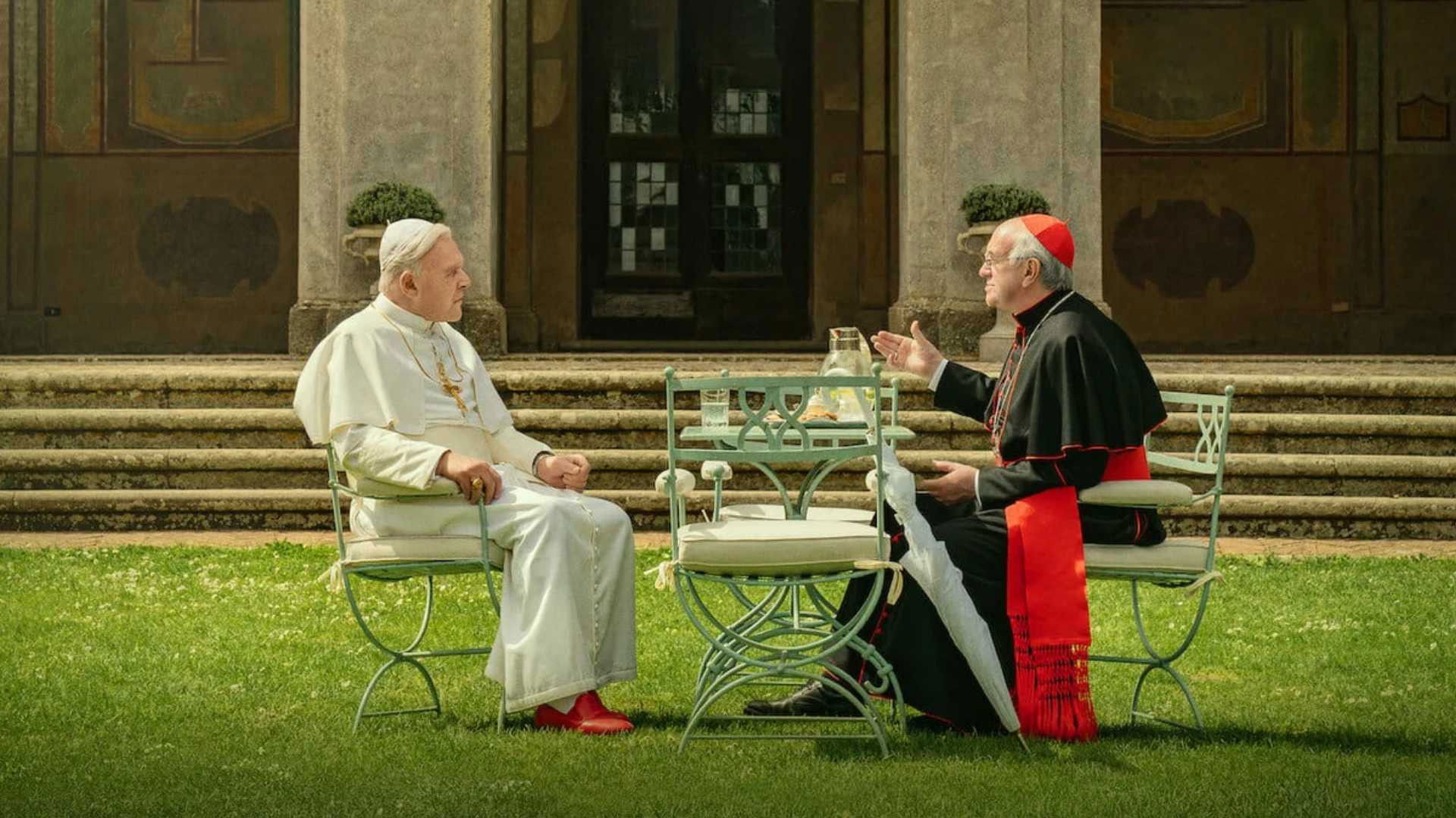 The Two Popes scene photo