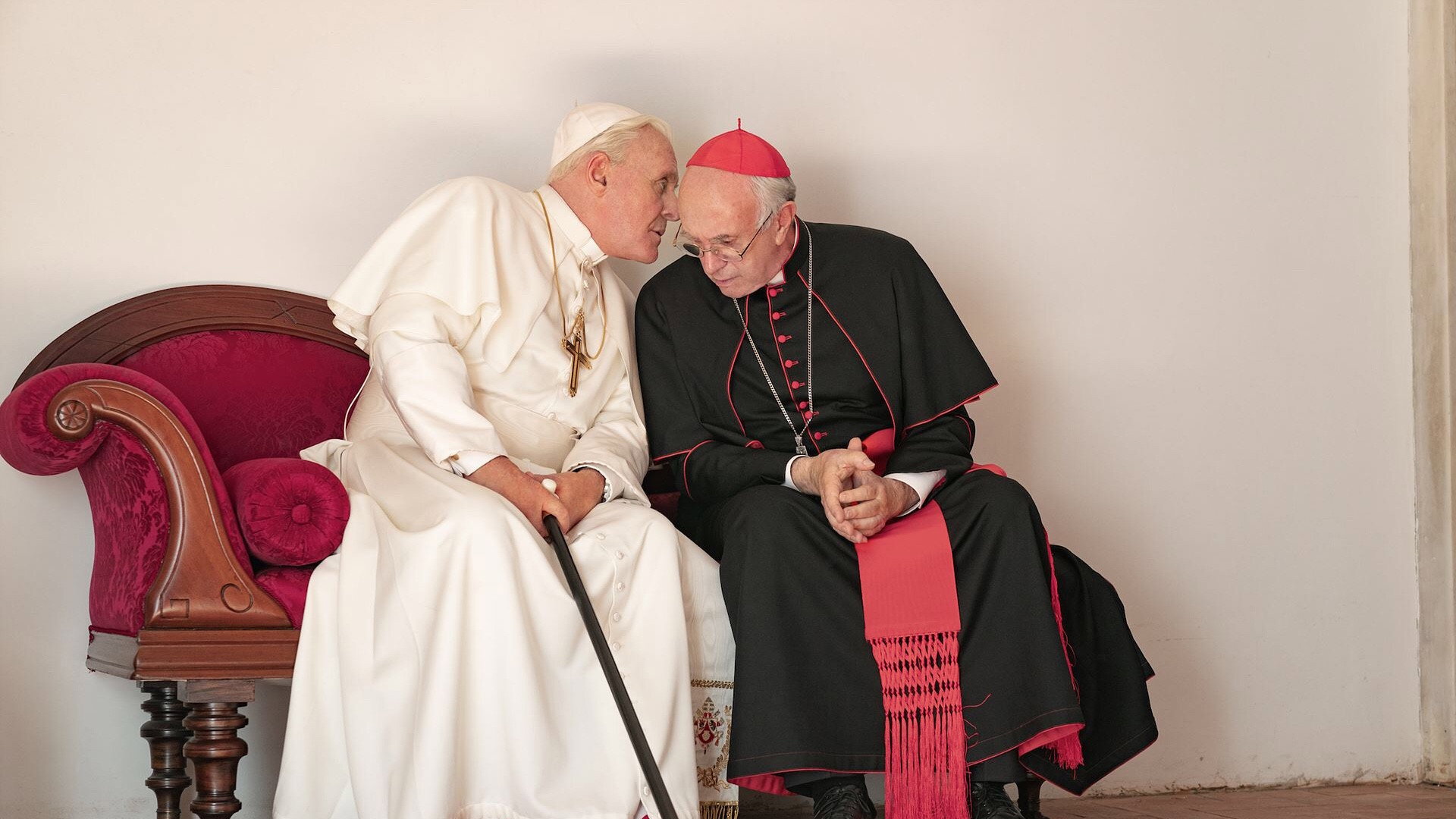 The Two Popes scene photo