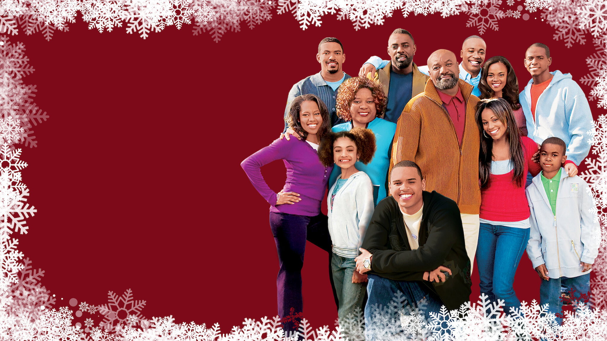 This Christmas scene photo