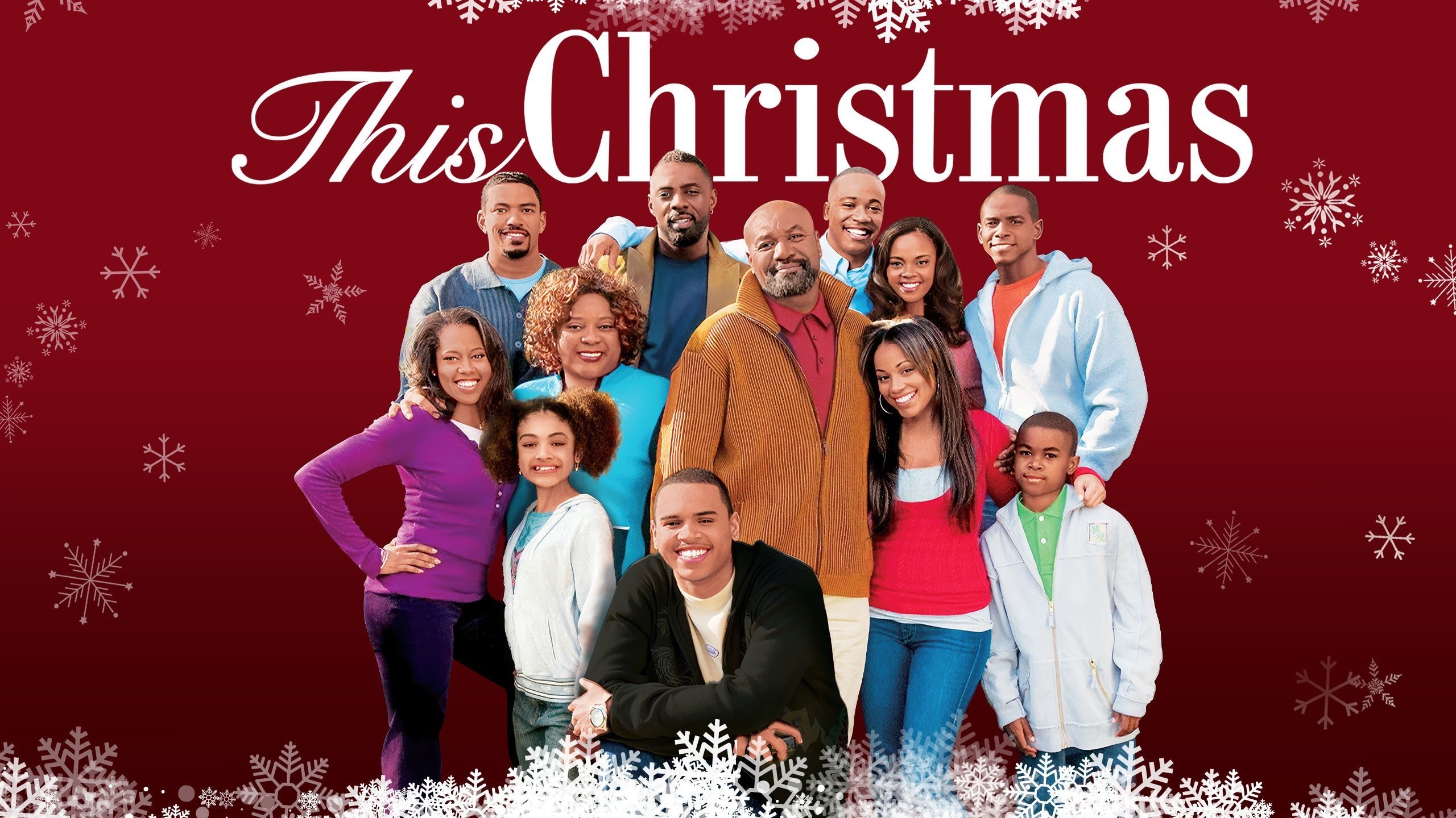 This Christmas scene photo