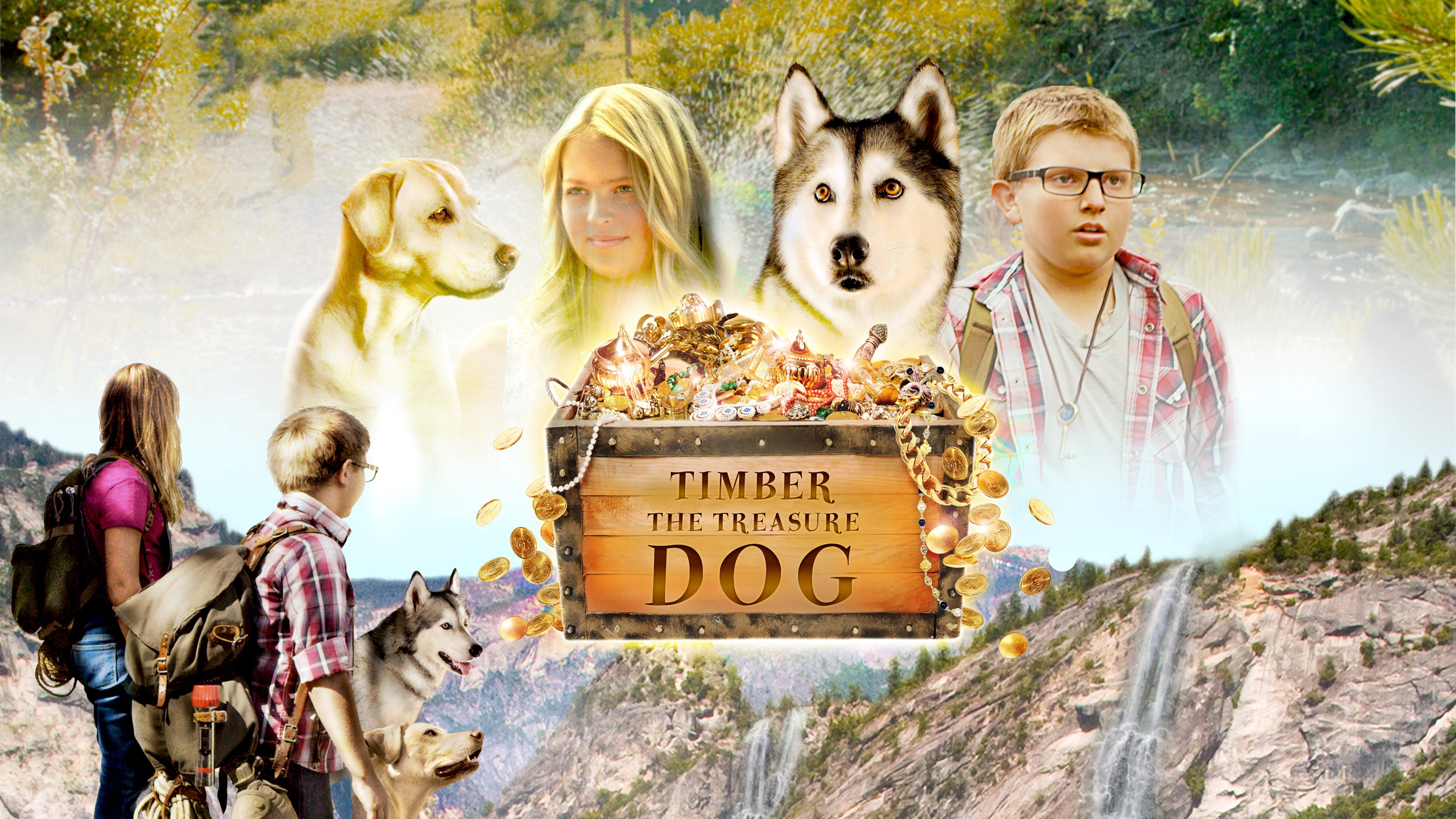 Timber the Treasure Dog scene photo