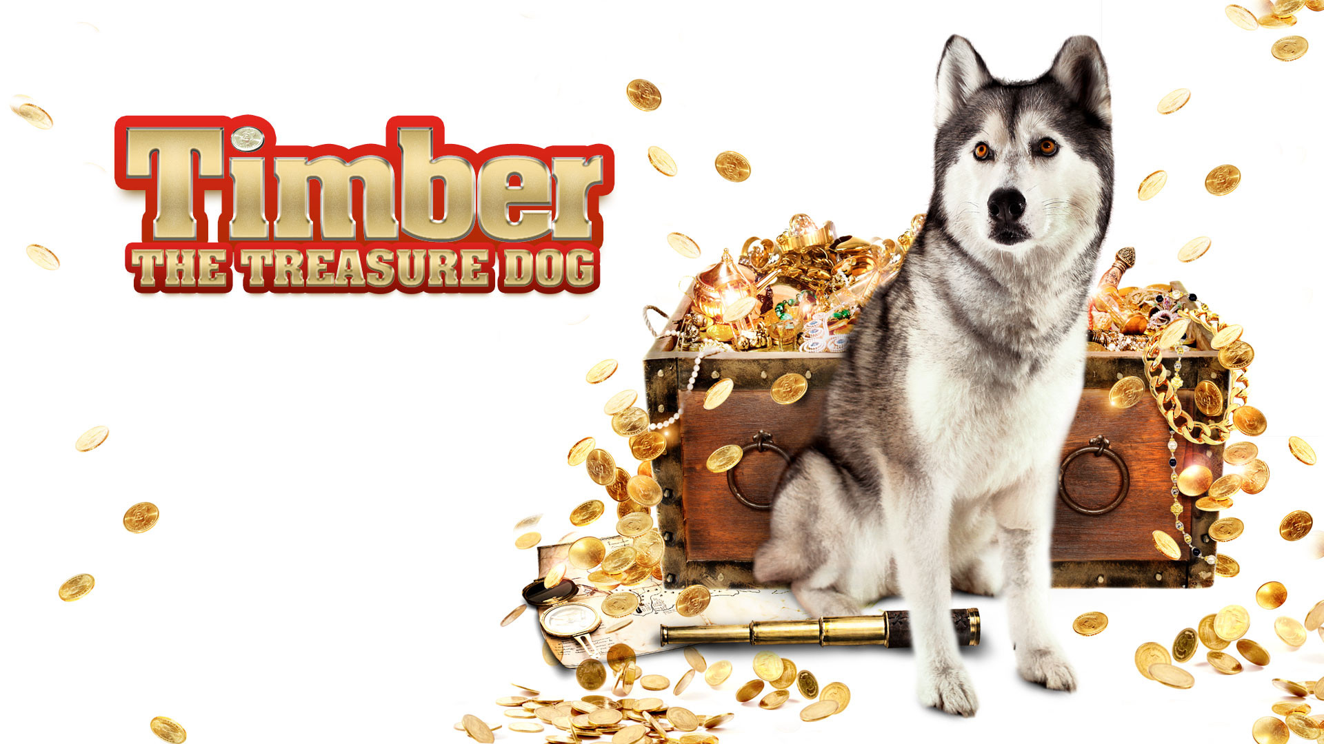 Timber the Treasure Dog scene photo