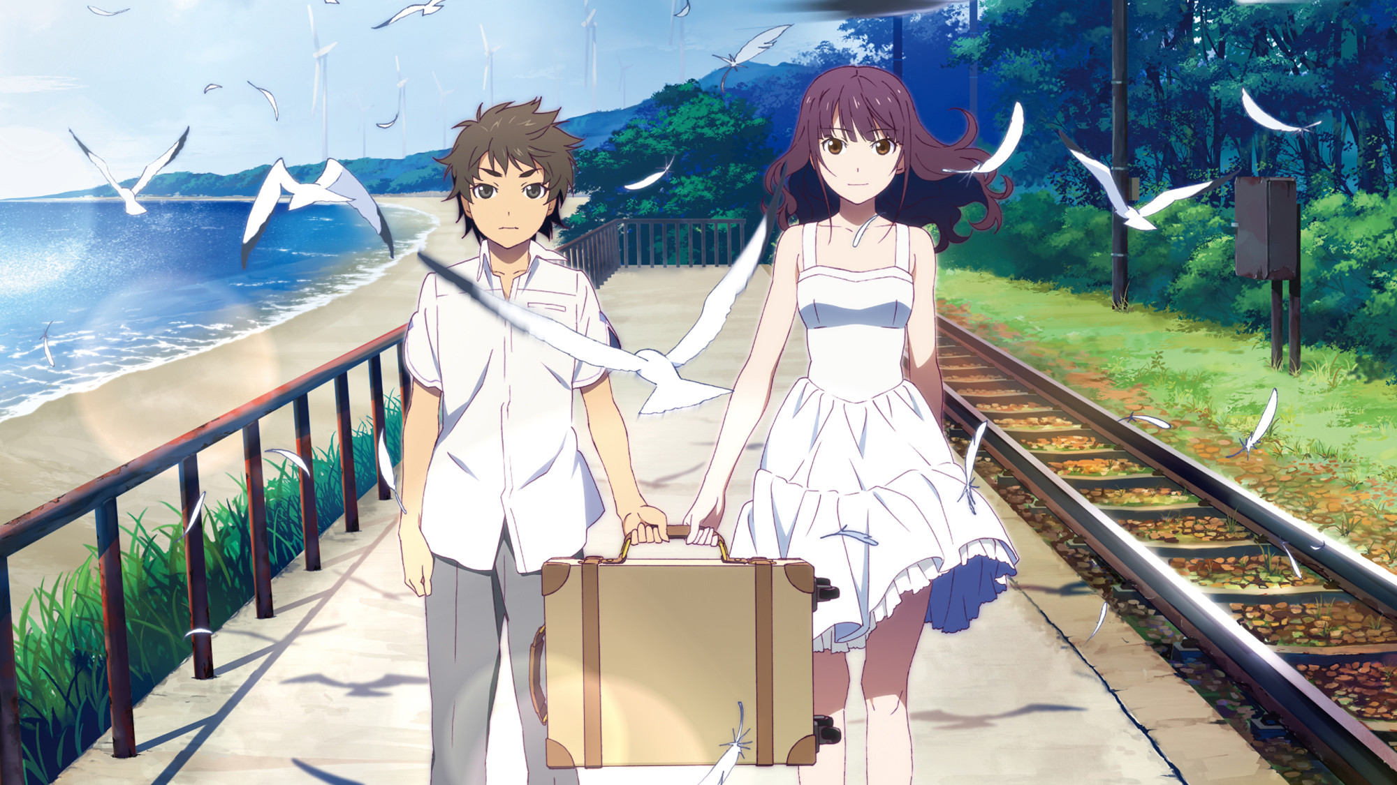 Uchiage hanabi, shita kara miru ka? Yoko kara miru ka? scene photo