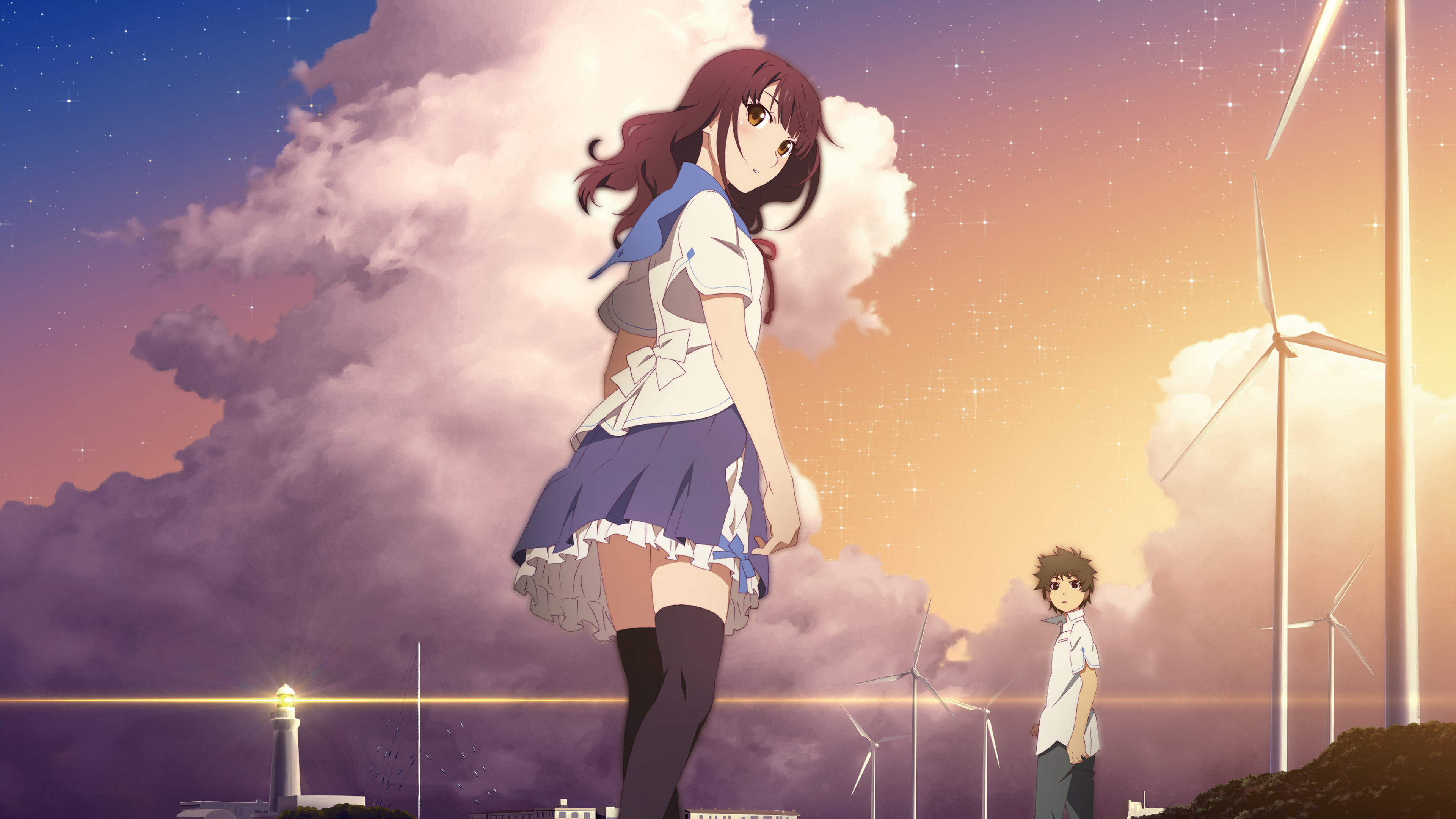 Uchiage hanabi, shita kara miru ka? Yoko kara miru ka? scene photo