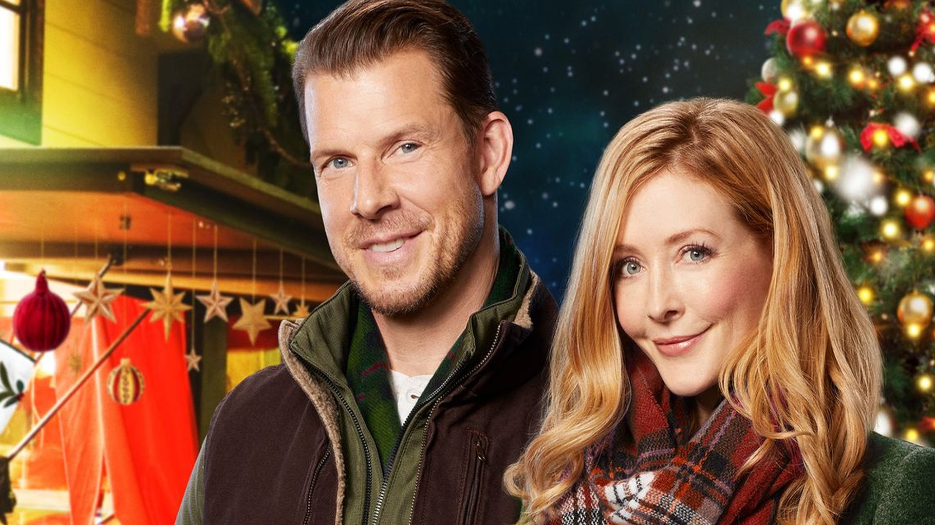Welcome to Christmas scene photo