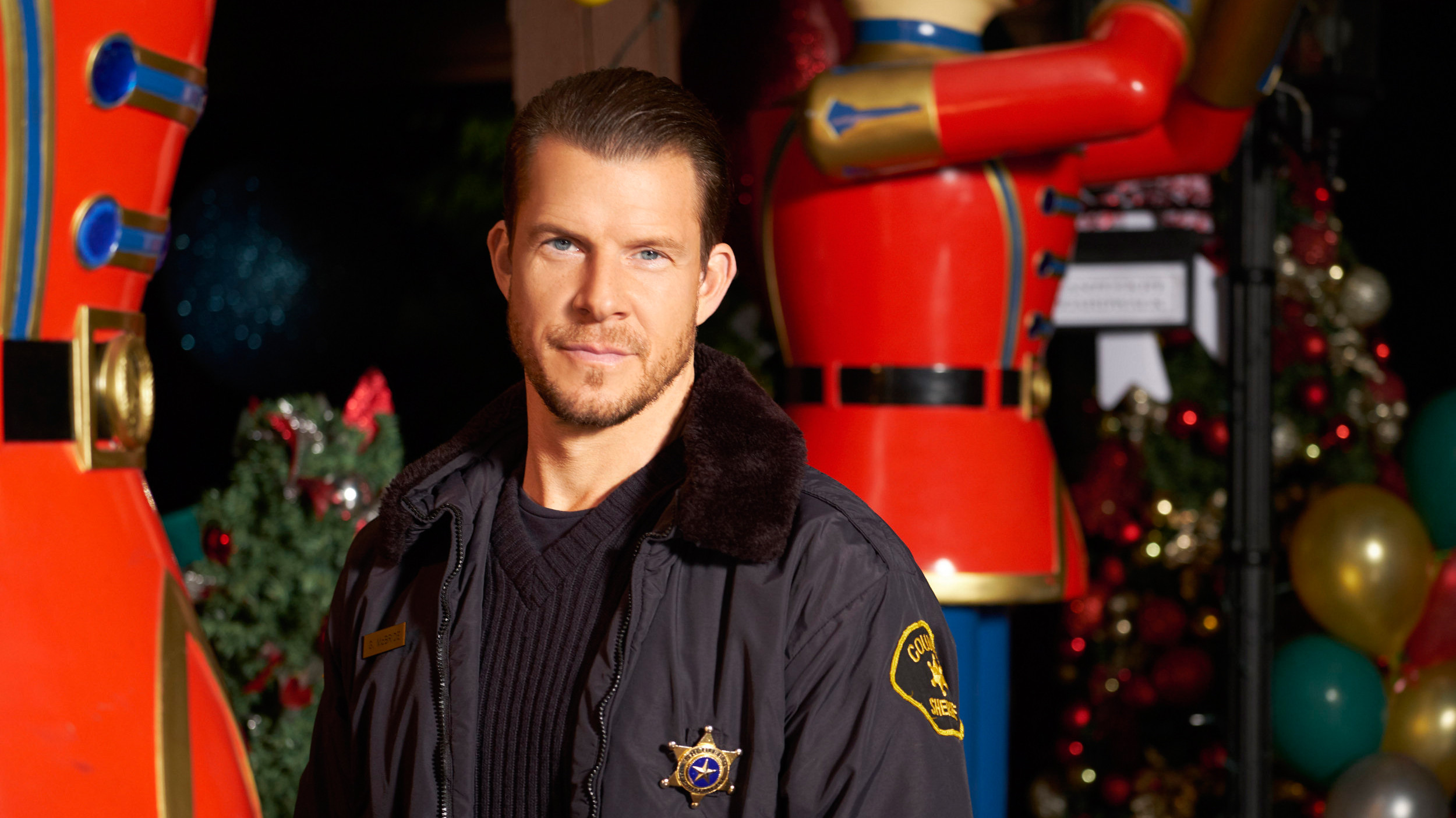 Welcome to Christmas scene photo