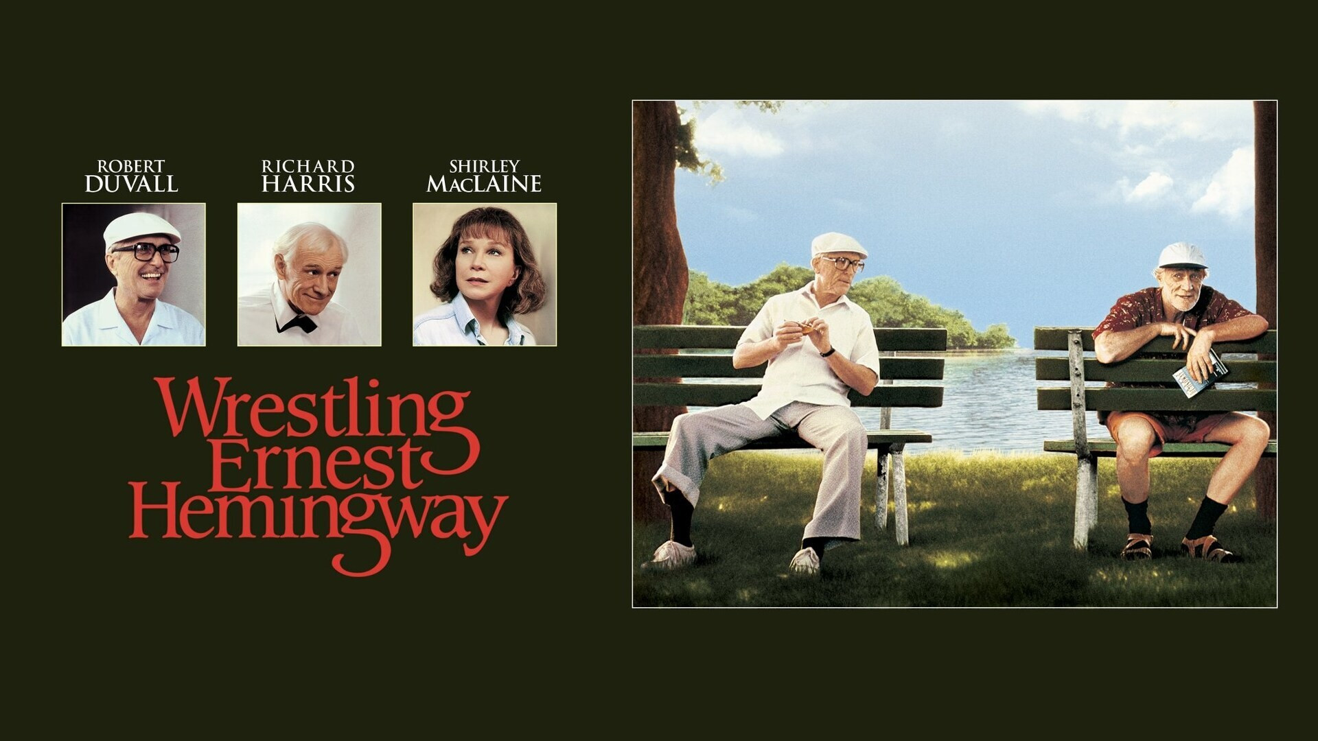 Wrestling Ernest Hemingway scene photo