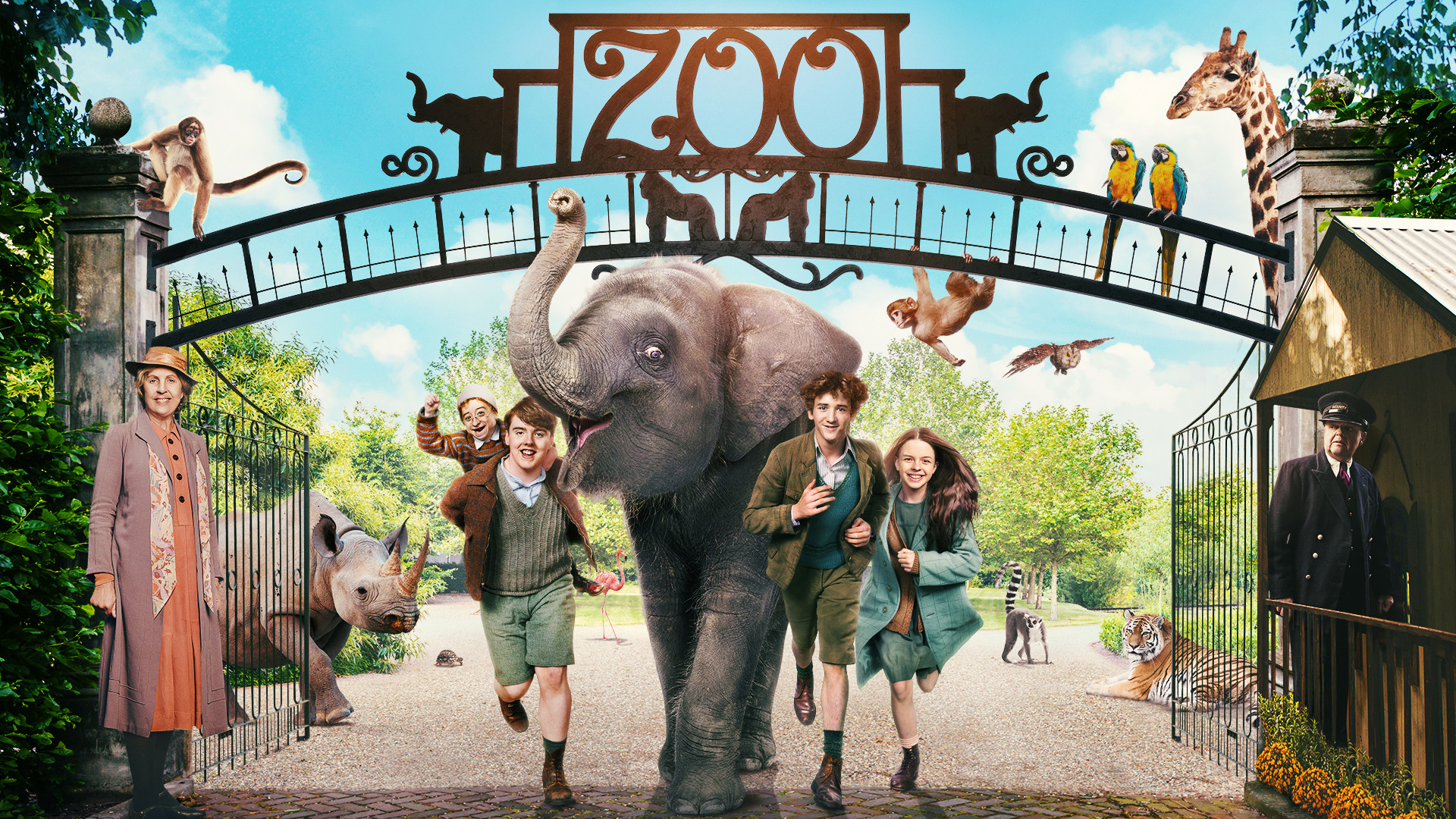 Zoo scene photo